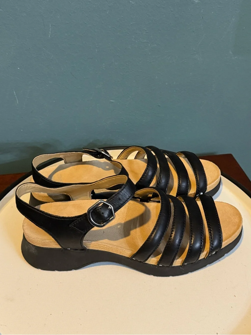 Dansko Roxie Women's Sandal in black - Size 9